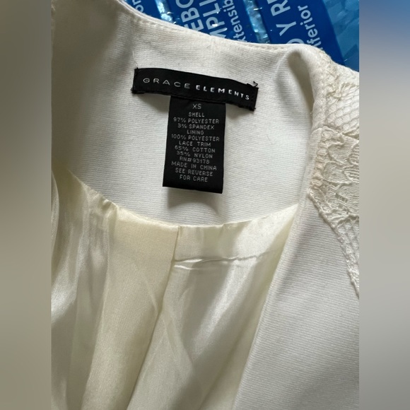 Grace Element Women's White Blazer Jacket - Picture 11 of 16